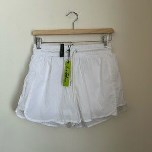 BNWT White Women's Athletic Shorts